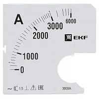 Шкала сменная для A961 3000/5А-1.5 PROxima EKF s-a961-3000