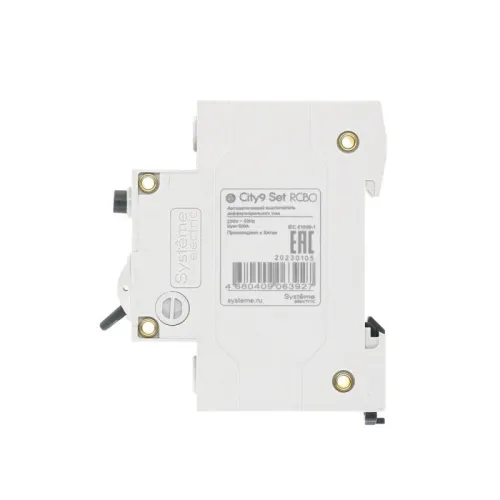 Выключатель автоматический дифференциального тока 2п (1P+N) C 40А 30мА тип A 4.5кА City9 Set 230В SE C9D55640 фото 5