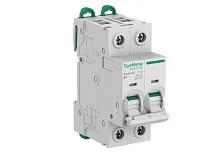 Выключатель автоматический 2п B 1А 6кА Systeme9 400В SE S9F21201