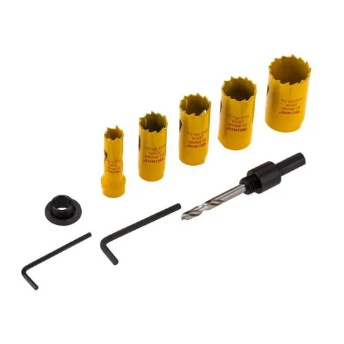 Набор коронок Bimetal (14 20 22 25 30 35 40 51 60 64 67) 16 предметов метал. кейс Kranz KR-92-0203-1 фото 5