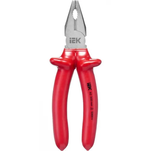 Пассатижи диэлектрические Profi 200мм 1000В ARMA2L 3 IEK A2L3-PL20-K2-200 фото 2