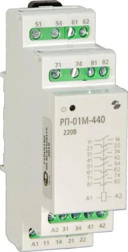 Реле промежуточное РП-01М-440 220В 50Гц/пост. макс. коммутир. 8А 4з+4р УХЛ4 Реле и Автоматика A8223-80108875
