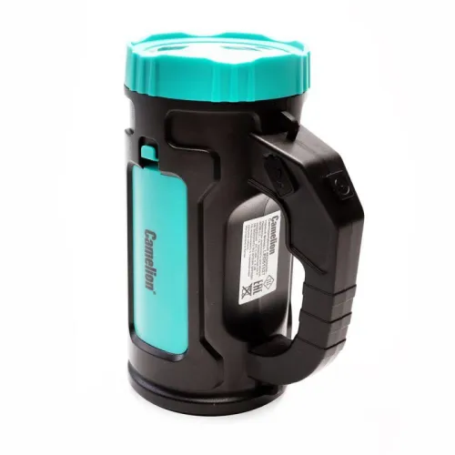 Фонарь аккумуляторный LED51527 3Вт 1LED+COB 4 режима Type C 3хLR03 пластик. черн./зел. Camelion 15130 фото 9