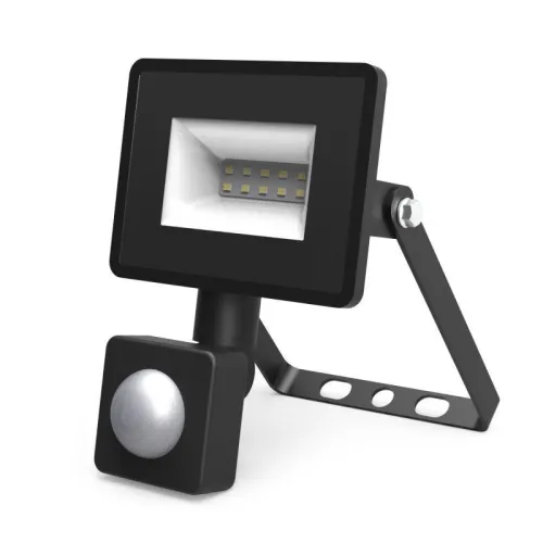 Прожектор светодиодный Elementary 10Вт 6500К IP65 950лм 175-265В ДО с датчиком движения черн. GAUSS 628511310 фото 2
