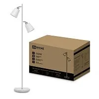 Светильник ТНО 01-2Б 2х60Вт E27 230В торшер напольн. под лампу на основании бел. IN HOME 4690612049632