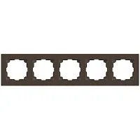 Рамка 5-м СП Accent 6-505-08 бронза Intro Б0063735