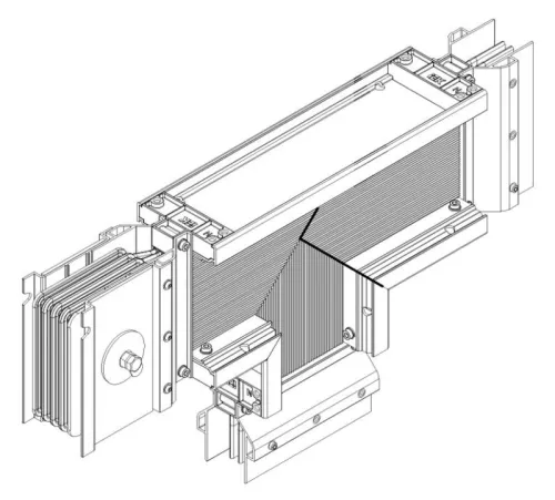 Секция T-образ. вниз 2500А Al 3L+N+1/2PE НК IP55 тран. IEK LB-2500A5-25-F-TD