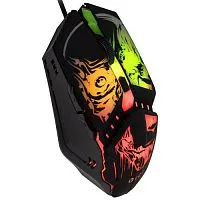 Мышь MG350 игровая проводная 1200-3600dpi с ковриком черн. Intro Б0056132