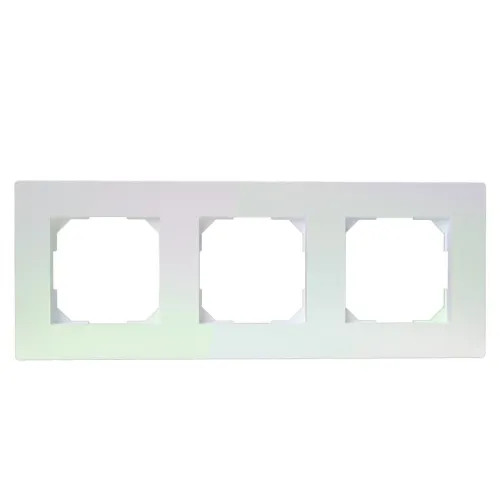 Рамка 3-м Pixel универс. перламутр. TOKOV ELECTRIC TKE-PX-RM3-C04 фото 2