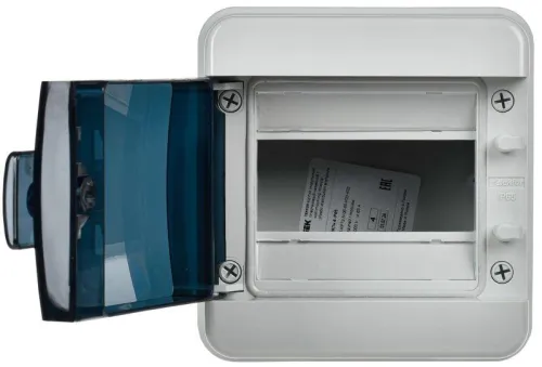 Корпус КМПн-6 TEKFOR IP65 черн. прозр. дверь пластик. IEK TF5-KP72-N-06-65-K03-K02 фото 3