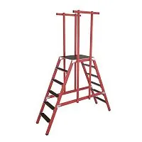 Стремянка диэлектрическая ССД-1.5 П (подмость) с симметричной опорой стеклопластик. Антиток Д413779