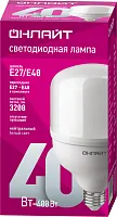 Лампа светодиодная высокомощная 82 902 OLL-T100-40-230-840-E27E40 40Вт 4000К нейтр. бел. E27/E40 3200лм 176-264В ОНЛАЙТ 82902