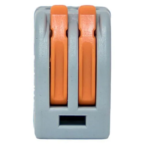 Клемма строительно-монтажная СМК 222-412 с рычагом 2 отверстия (блист.20шт) PROxima EKF plc-smk-412b-20 фото 2