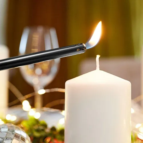 Пьезозажигалка газовая СК-302L бытовая с классическим пламенем многоразовая красн. СОКОЛ 61-0961 фото 2