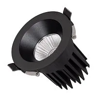 Светильник светодиодный MS-ATOLL-BUILT-R86-10W Day4000 (BK 36 deg 230В) IP54 металл Arlight 044614