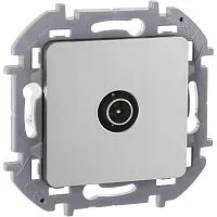 Розетка телевизионная оконечная TV Inspiria 10дБ 5-862мГц механизм алюм. IEK 673872