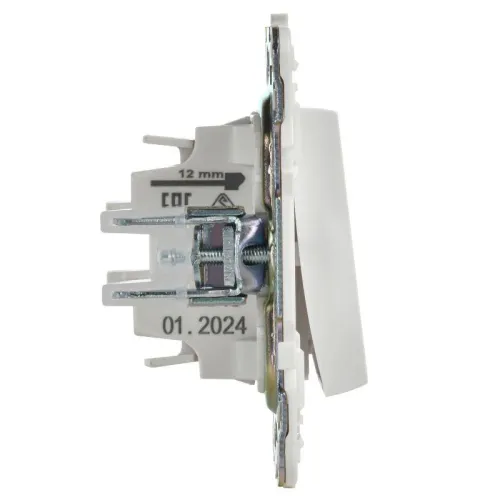 Выключатель проходной 1-кл. SKANDY 10А SK-V08W с индикацией арктич. бел. IEK SK-V12-1-10-K01 фото 5