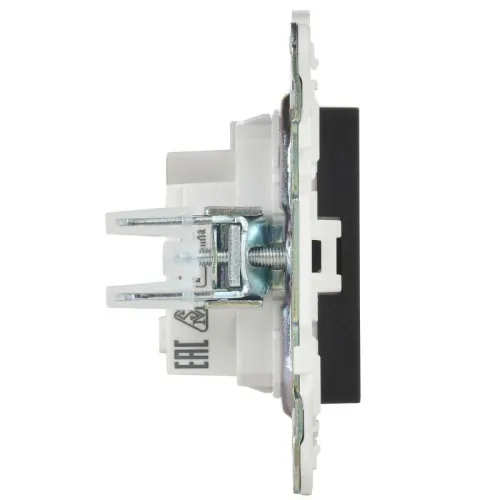 Розетка SKANDY 10А без заземл. без защ. шторок SK-R02Bl черн. IEK SK-R10-10-K02 фото 4
