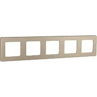 Рамка 5-м Inspiria шампань IEK 673978