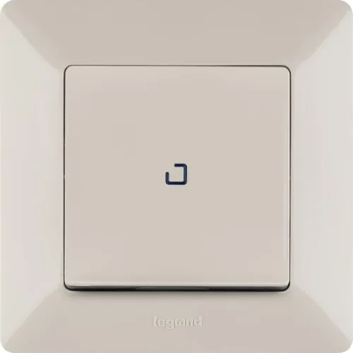 Выключатель 1-кл. СП Valena Life 10А IP20 250В 10AX с подсветкой с лицев. панелью механизм сл. кость Leg 752510 фото 4