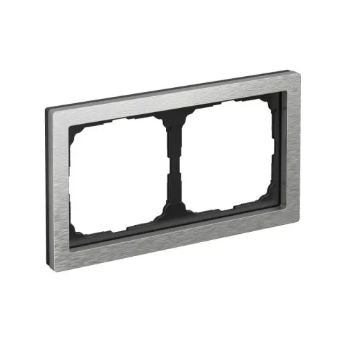 Рамка 2-м ArtGallery Pure метал. алюм. SE GAL312102 фото 4