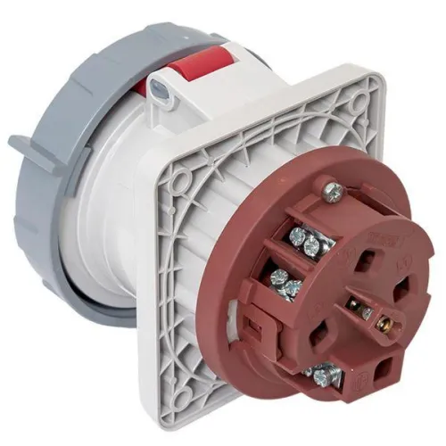Розетка стационарная внутренняя 3342 3Р+РЕ 63А 380В IP67 PROxima EKF ps-3342-63-380 фото 8