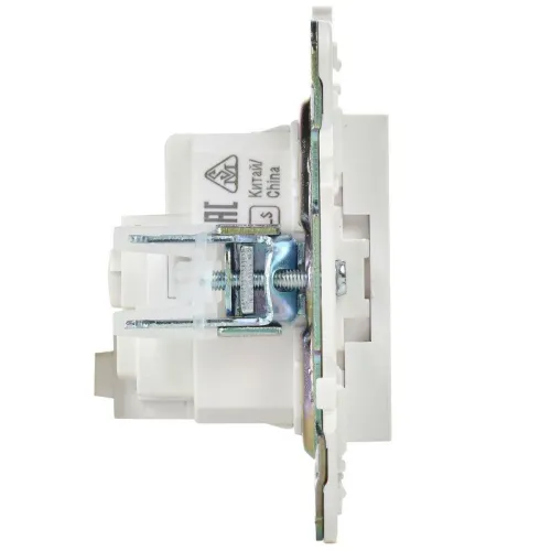 Розетка SKANDY 16А с заземл. без защ. шторок SK-R05W арктич. бел. IEK SK-R11-16-K01 фото 4