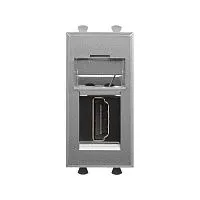 Розетка HDMI 1мод. Avanti "Закаленная сталь" тип А-А модульная DKC 4404251