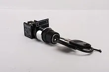 Кнопка нажимная KB с ключом диаметр 22мм 1НО+1НЗ EMAS KB14A2