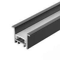 Профиль SL-COMFORT-2316-F-2000 ANOD BLACK L2000 алюм. Arlight 031769