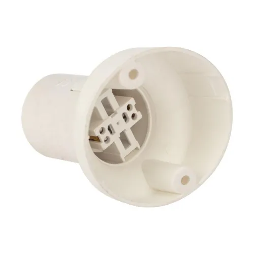 Патрон пластиковый настенный E27 наклонный бел. с этикеткой Rexant 11-8872 фото 3