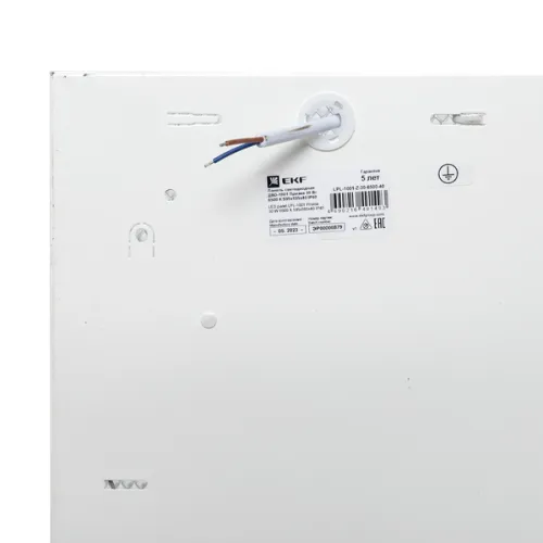 Светильник светодиодный ДВО-1001 30Вт 4000К IP40 595х595х40 призма панель EKF LPL-1001-Z-30-4000-40 фото 2