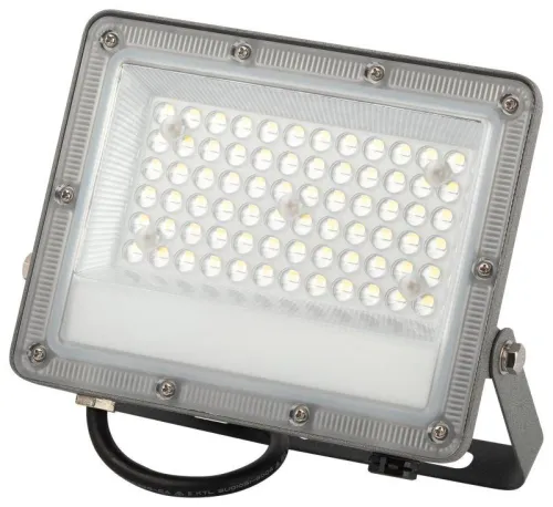 Прожектор светодиодный PRO LPR-063-0-65K-050 50Вт 6500К IP65 5000лм Г 90град. сер. Эра Б0067705