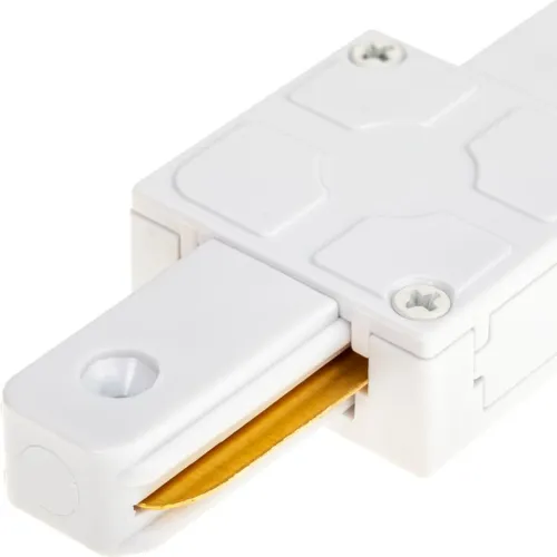 Коннектор трековый для соединения шинопровода прямой жесткий ARTLINE пластик/медь бел. Ritter 59743 2 фото 2