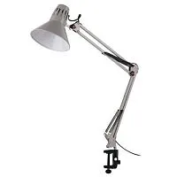 Светильник настольный N-121-E27-40W-GY E27 на струбцине сер. ЭРА Б0052758