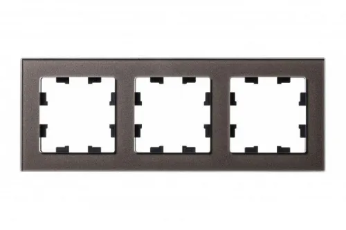 Рамка 3-м AtlasDesign Nature стекло мокко SE ATN320603 фото 3