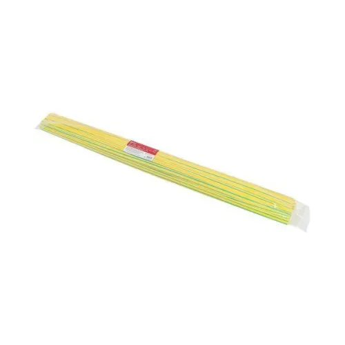 Трубка термоусадочная ТУТ нг 12/6 желт./зел. 1м (уп.50м) PROxima EKF tut-12-yg-1m фото 3