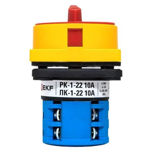 Переключатель кулачковый ПК-1-22 10А 2п "1-0-2" с блокировкой IP65 PROxima EKF pk-1-22-10-a65 фото 2