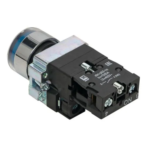 Кнопка BW61 с подсветкой 24В син. NO PROxima EKF xb2-bw61-24 фото 3