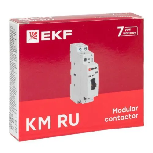 Контактор модульный КМ РУ 20А 1NO+1NC (1 мод.) PROxima EKF km-1m-20-11 фото 10