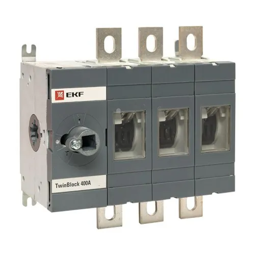 Рубильник 3п 400А без рукоятки управления TwinBlock PROxima EKF tb-s-400-3p фото 2