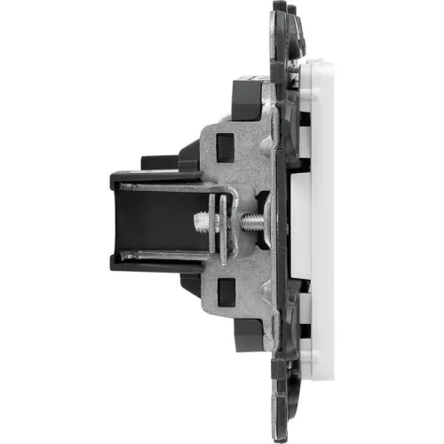 Розетка телефонная 1-м Valena Life RJ11 с лицев. панелью механизм бел. Leg 753438 фото 3