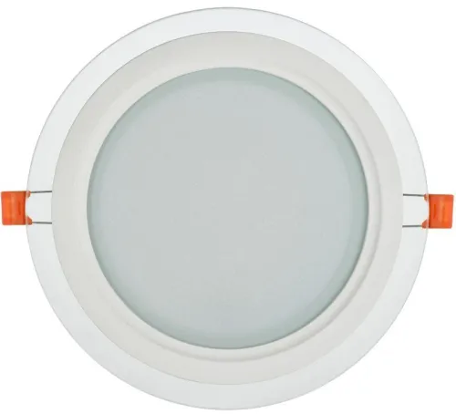 Светильник светодиодный ДВО 1622 18Вт 4000К IP20 встраив. со стекл. круг IEK LDVO0-1622-18-4000-K01