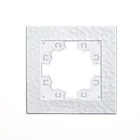Рамка 1-м Афина фактурная бел.Universal A10053