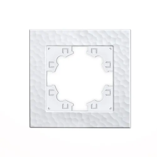 Рамка 1-м Афина фактурная бел.Universal A10053