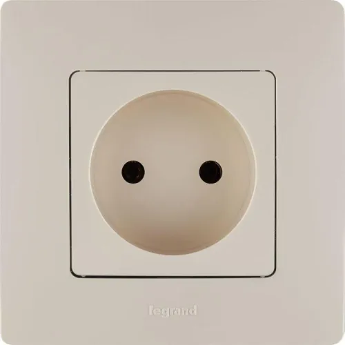 Розетка 1-м СП Etika 16А IP20 250В 2P без заземл. немецк. стандарт винтов. клеммы механизм сл. кость IEK 672320 фото 3