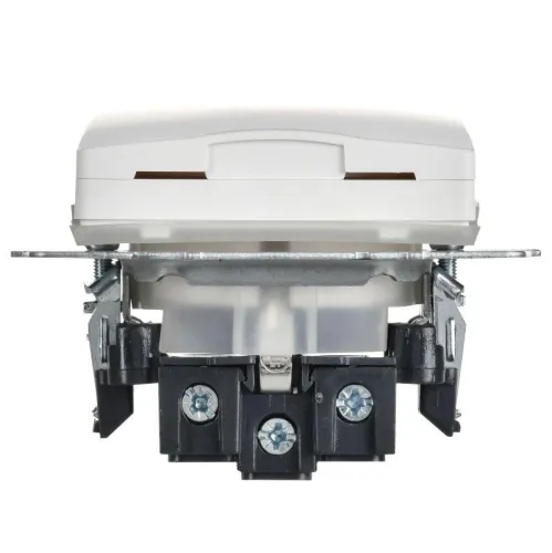 Розетка BRITE РСбш10-3-44-БрАБ 16А IP44 с заземл. защ. шторки с крышкой механизм арктич. бел. IEK BR-R16-16-44-K91 фото 6