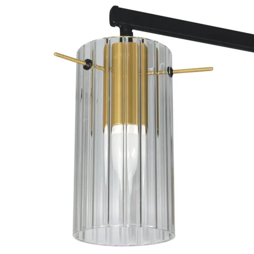 Светильник "Эсми" 231 (плафон 0015) НСБ 01-3х60-172 Е27 (ИМ) подвесной черн. зол. Элетех 1005405248 фото 4