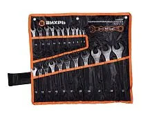 Набор комбинированных ключей 22шт 6-32 в чехле Вихрь 73/6/5/15