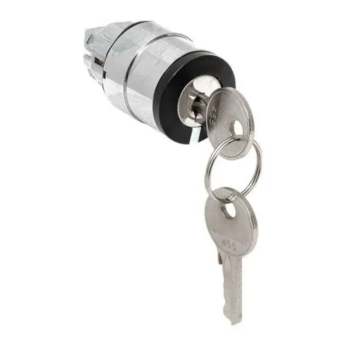 Механизм переключателя исполнительный ХB4 на 3 положения с замком возвратный без фиксации IP65 EKF XB4BG3-65